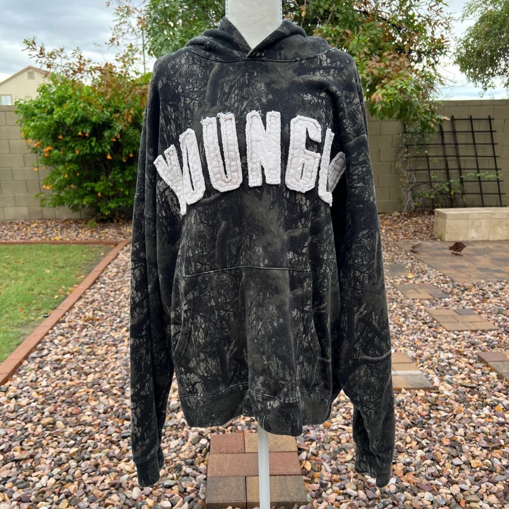 youngla hunting season camo hoodie sweatshirt